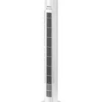 Вентилятор Sakura SA-19W, колонный, напольный, 45Вт, 80 см, 3 режима, механический, белый