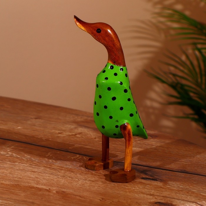 Сувенир Сувенир "Утка в горошек" дерево 25 см