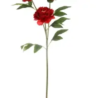 Цветы искусственные &laquo;Пион Беверли люкс&raquo;, h=60 см, красные