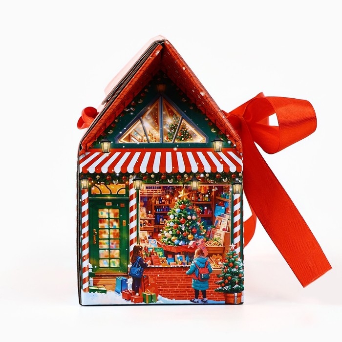 Коробка подарочная новогодняя складная « С Новым годом! », 15 х 18 х 10 см, Новый год Коробка подарочная новогодняя складная « С Новым годом! », 15 х 18 х 10 см, Новый год