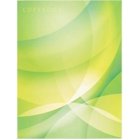 Тетрадь общая А4,96л,кл,скоб,блок-офсет-2 Attache Сфера син/зелен/жел васс