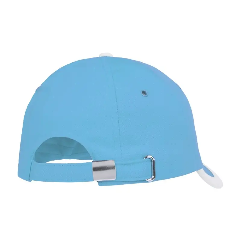 Бейсболка Honor, голубая с белым кантом Бейсболка Honor, голубая с белым кантом