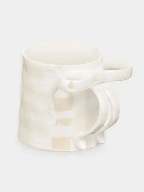 Кружка 350 ид Кружка 350 ид "Бантик" 8,5х9 см белый бант