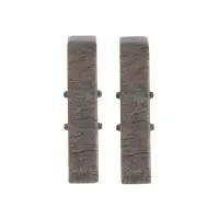 Соединитель для плинтуса &laquo;Деконика&raquo;, 70 мм, 2 штуки, цвет 548 лофт серый