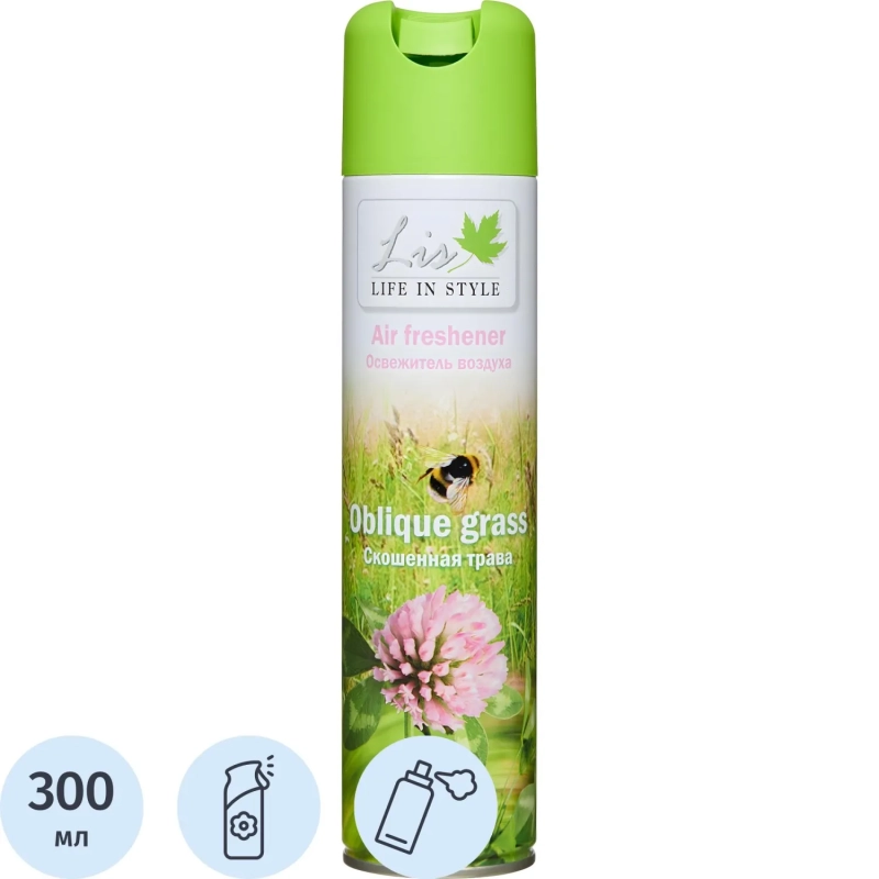 Освежитель воздуха LIS Скошенная Трава 300мл