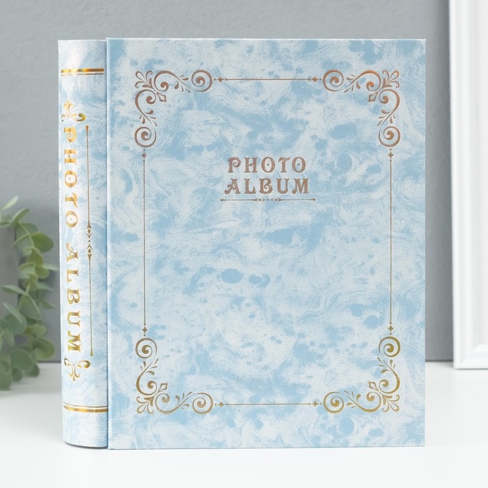 Фотоальбом на 200 фото 10х15 см Фотоальбом на 200 фото 10х15 см "Пена" в коробке МИКС 5,5х20,6х26,2 см