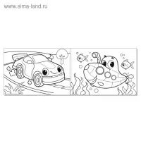 Раскраска &laquo;Транспорт. Машинка&raquo;, А5, 12 стр.