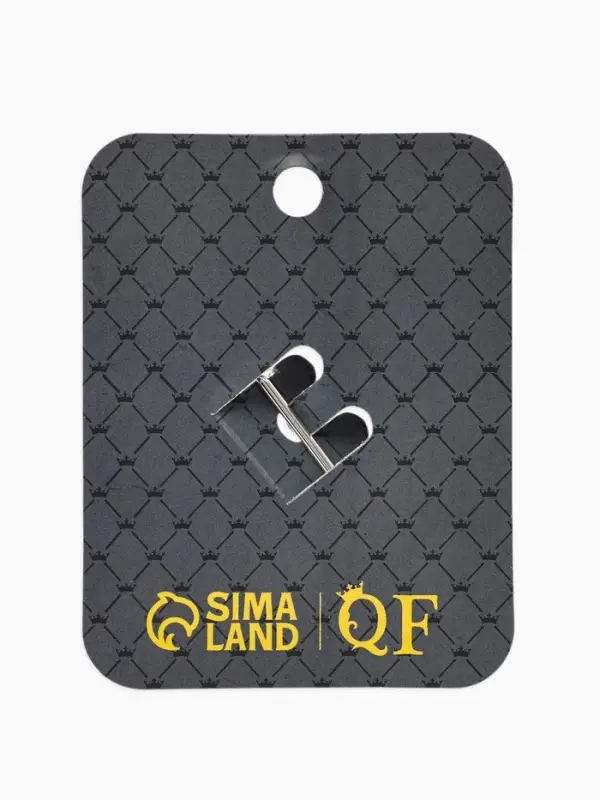 Булавка &laquo;Цветок&raquo; роза, L=5см, цвет чернёное серебро