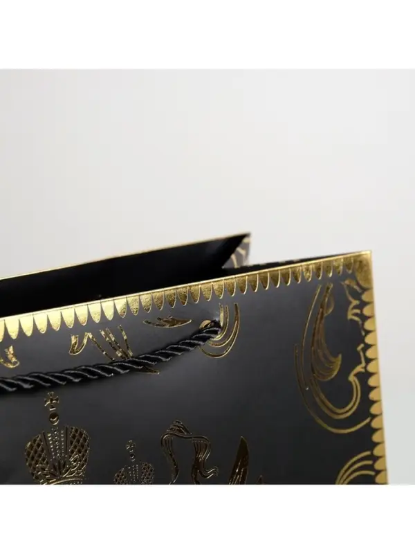 Пакет подарочный, упаковка, &laquo;Gold Russia&raquo;, 32&times;26&times;12 см