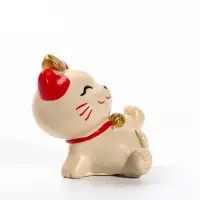 Фигурка &laquo;Манэки-нэко с красным ушком - непоседа&raquo;, набор 4 шт. 5.2&times;3.8&times;4.5 см