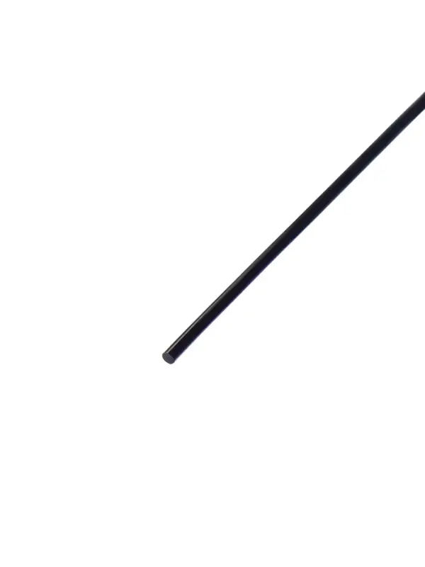 Нить силиконовая (резинка) d=0.7 мм, L=18 м, чёрная