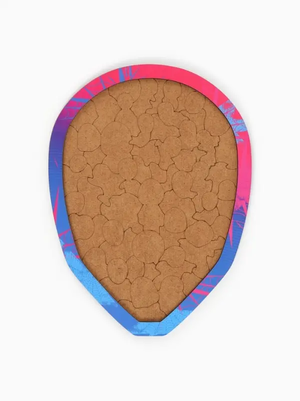 Фигурный деревянный пазл &laquo;Красный герой&raquo;