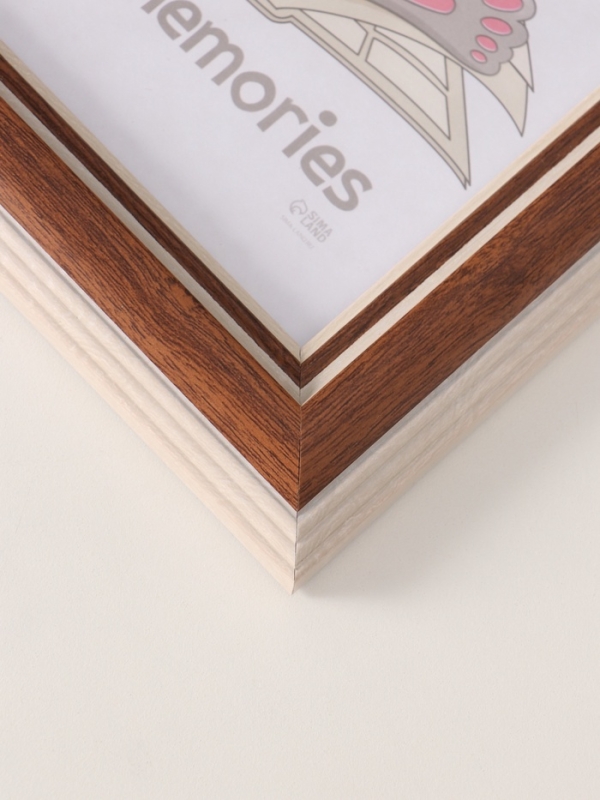 Фоторамка пластик "Рамин" 15х21 см, 1008-86 бук