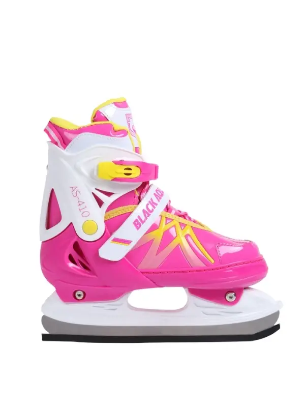 Коньки раздвижные BlackAqua, р. 39-42, для фитнеса, с роликовой платформой, цвет фуксия Коньки раздвижные BlackAqua, р. 39-42, для фитнеса, с роликовой платформой, цвет фуксия