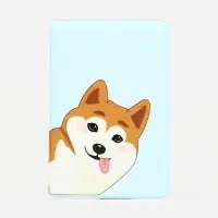 Обложка для проездного, пропуска, цвет голубой