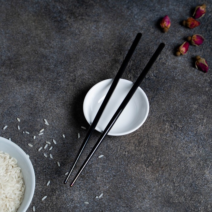 Палочки для суши Bacchette, длина 21 см, цвет чёрный Палочки для суши Bacchette, длина 21 см, цвет чёрный