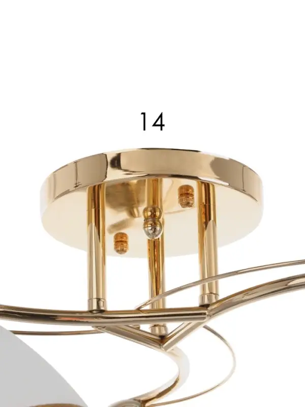 Люстра потолочная BayerLux &laquo;Андер&raquo;, 3хЕ27, 40 Вт, золото, 44&times;44&times;24 см