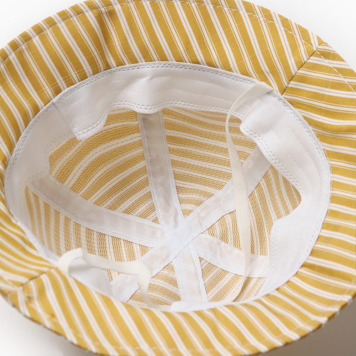Панама детская Панама детская "Полосатик" MINAKU, цвет горчичный, р-р 46