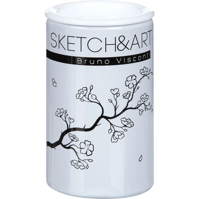 Точилка SKETCH&ART 2 отв. с контейнером, металл 4вида 35-0039