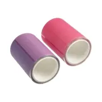 Блок с липким краем 50л пластик прозрачный МИКС в коробочке