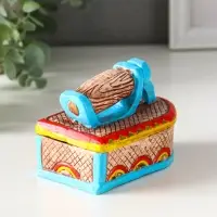 Шкатулка "Утюжок цветной" 7,5х11х7 см Шкатулка "Утюжок цветной" 7,5х11х7 см