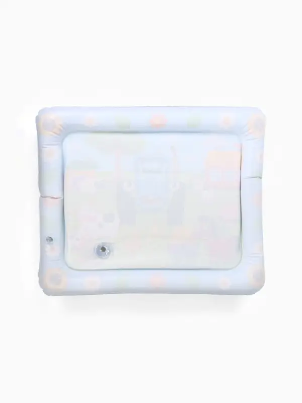 Акваковрик надувной, 60&times;50 см, фигурки EVA, Синий Трактор