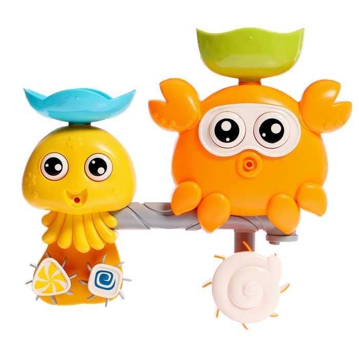 Игрушка для ванны «Весёлые друзья», цвета МИКС Игрушка для ванны «Весёлые друзья», цвета МИКС