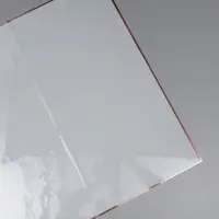 Пленка для цветов, "Кайма с тиснением", белая, 57х57&plusmn;2 см