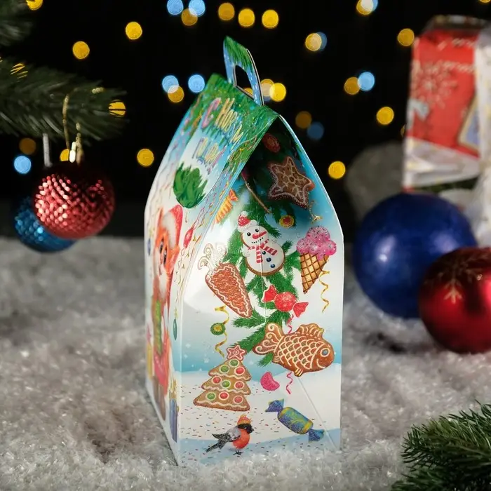 Подарочная коробка "Заяц - Кот", 20×10×6 см