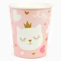 Стаканы (250 мл) Котенок Принцесса, 6 шт.