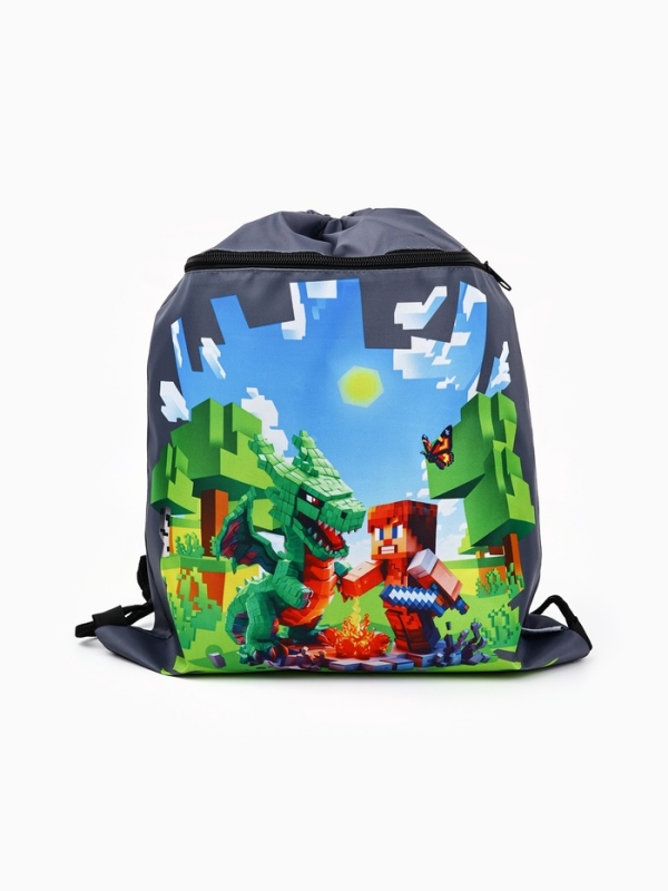 Мешок для обуви  Мешок для обуви "Гейм", 2 секции, 41х31 см