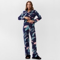 Пижама женская (рубашка и брюки) KAFTAN "Tropical dream" р. 52-54