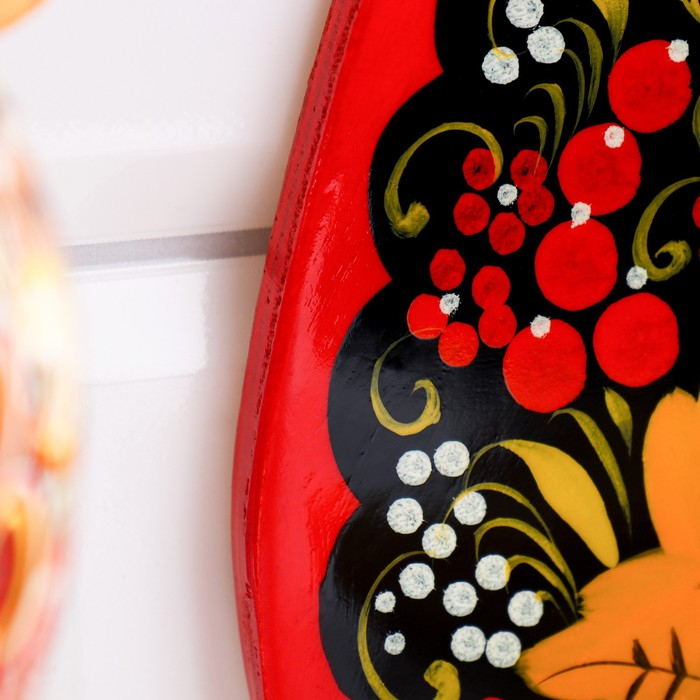 Доска разделочная «Матрёшка», 20×26 см, хохлома