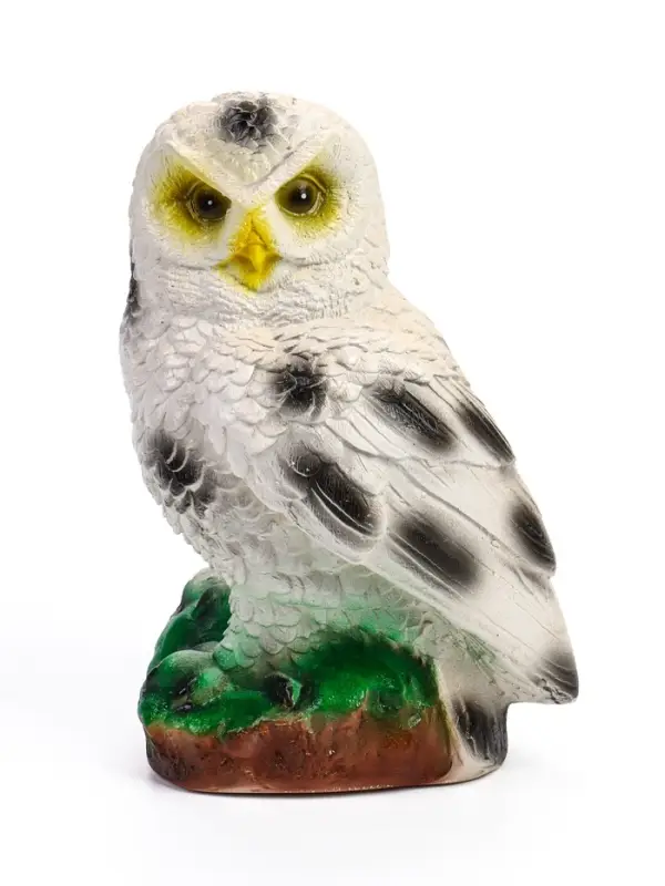 Садовая фигура из гипса &laquo;Сова полярная&raquo;, 24&times;15&times;15 см