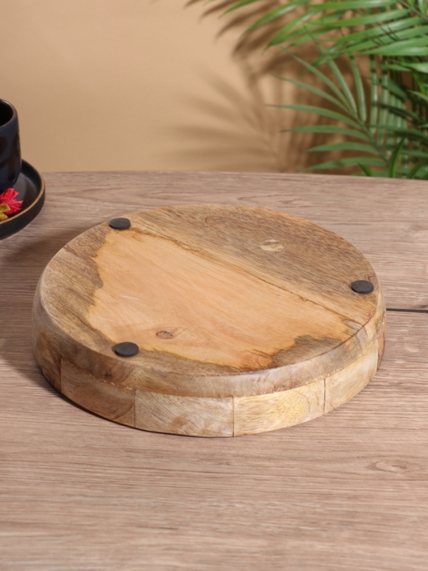 Блюдо Блюдо "Мудрый слон" дерево манго 25х25х4,5 см