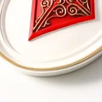 Панно настенное &laquo;Карточная масть. Бубны&raquo;, полистоун, интерьерный декор, 19.8&times;2.5&times;25.8 см