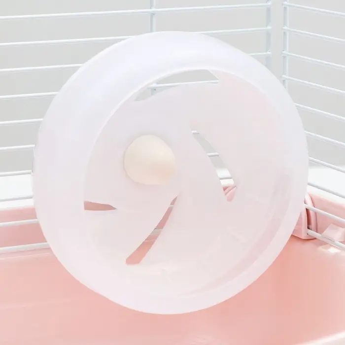 Клетка для грызунов укомплектованная, 23&times;19&times;28 см, розовая