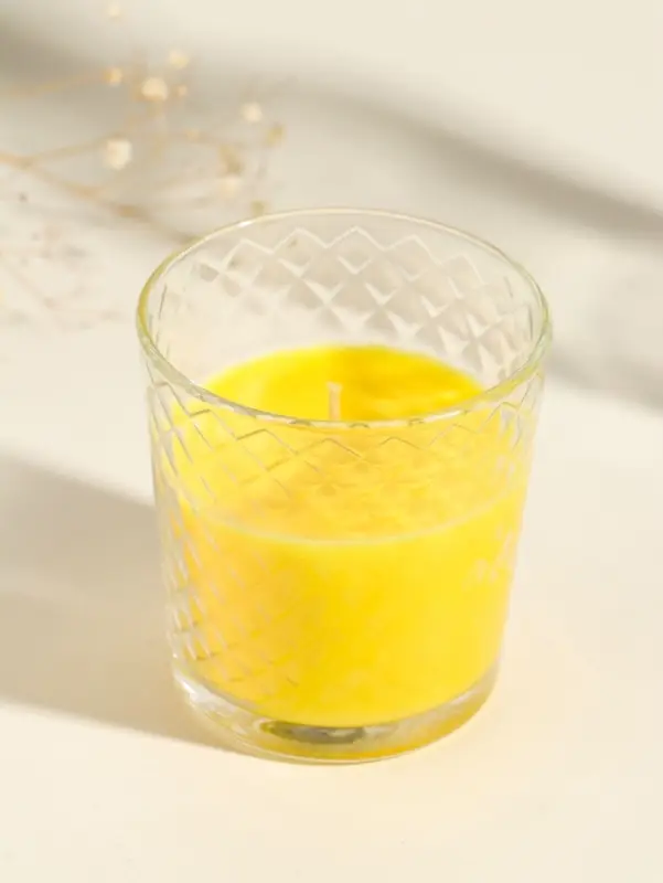 Ароматическая свеча в стакане &laquo;Ананас и имбирь&raquo;, 8&times;8.5 см, 30 ч