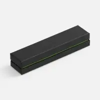 Ручка шариковая Keskus Soft Touch в футляре, зеленое яблоко