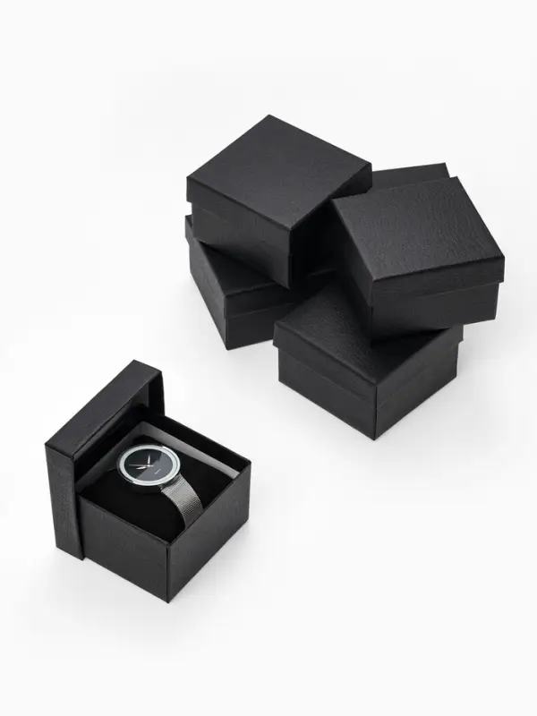 Набор коробочек подарочных 6 шт. под часы &laquo;Рептилия&raquo; крокодил, 9&times;9, цвет чёрный (9670096)