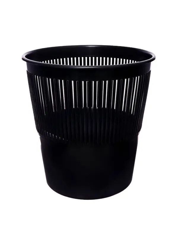 Корзина для бумаг и мусора 10 л, &laquo;Доступный офис&raquo;, сетчатая, чёрная