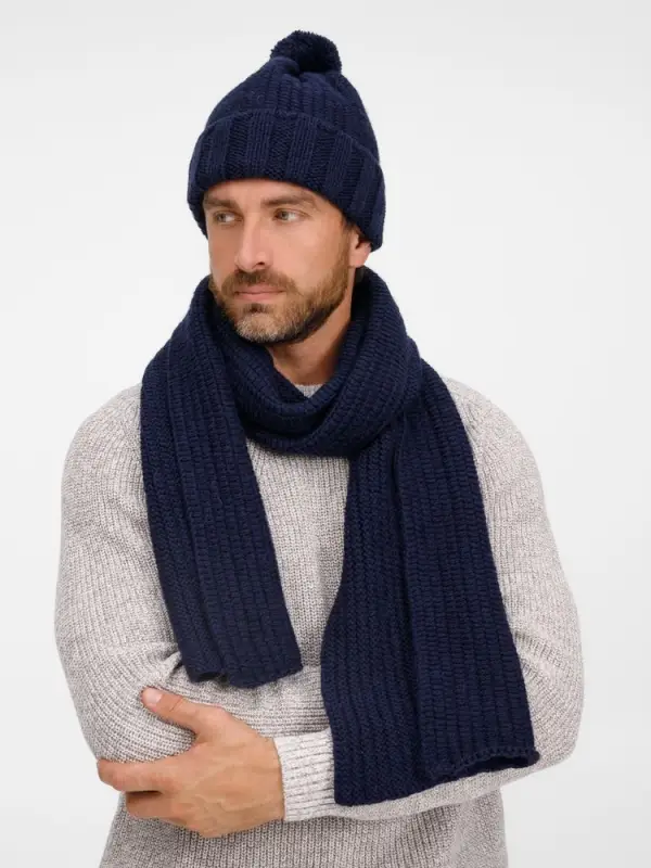 Шарф Frissonelle, темно-синий Шарф Frissonelle, темно-синий