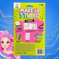 Набор для творчества «Make up studio», книжка, тени, стразы, тату, 8+