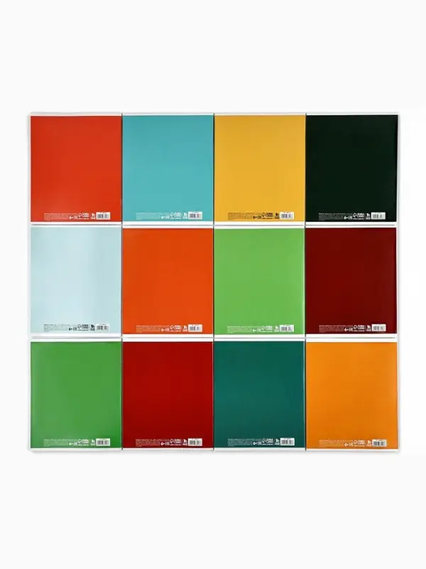 Тетради предметные, 48 л., набор из 12 шт., блок №1 &laquo;Палитра&raquo;