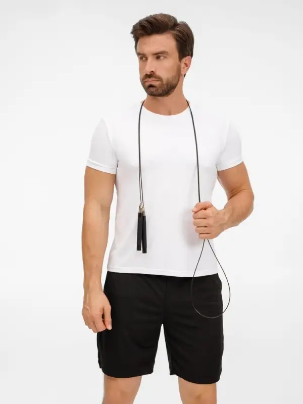 Скоростная скакалка Profi Comfi, черная Скоростная скакалка Profi Comfi, черная