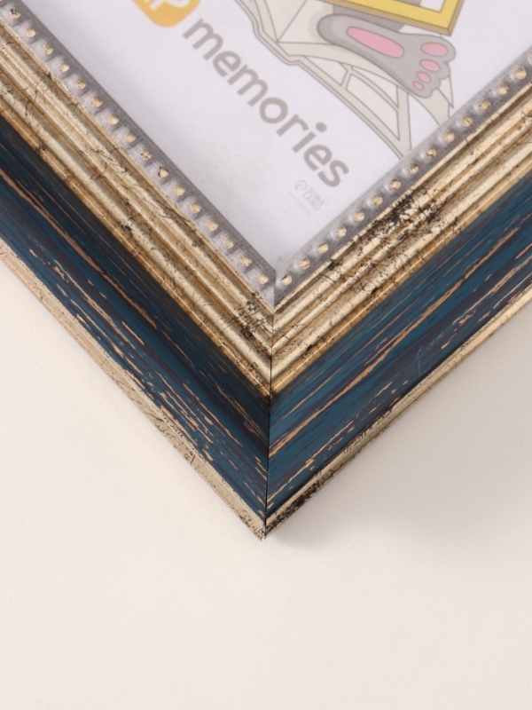 Фоторамка пластик "Любава" 10х15 см, 4020-4001/9 синий