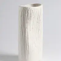 Ваза «Кристилис», 24.5×12 см, керамика, белая Ваза «Кристилис», 24.5×12 см, керамика, белая