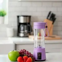 Блендер LBR-01, портативный, 24 Вт, 380 мл, USB, фиолетовый
