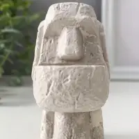 Подсвечник для тонкой свечи «Истукан», 12.5×7×8 см, под камень
