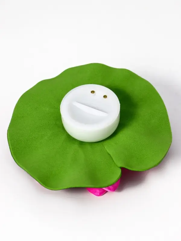 Садовый светильник для водоемов 10 х 13 х 15 см, на батарейке "Лотос" розовый СК-002